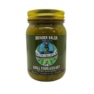 Invader Tomatillo Salsa - The Pepper Pantry (Formerly Marie Sharp's)